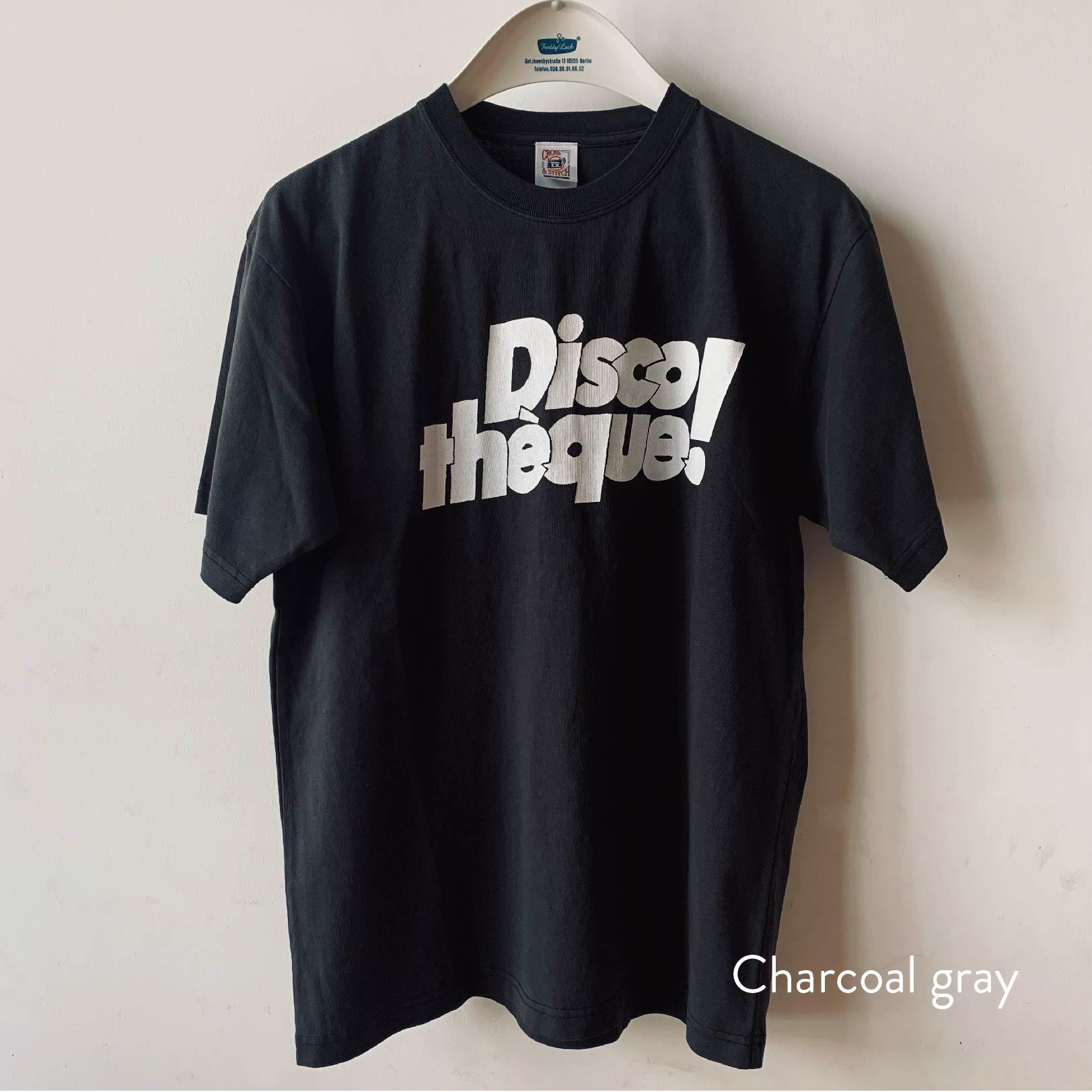 ◉ ハンドプリントTee ◉ 〜Discothèque〜 ピグメント染め Cotton100%1枚目の画像